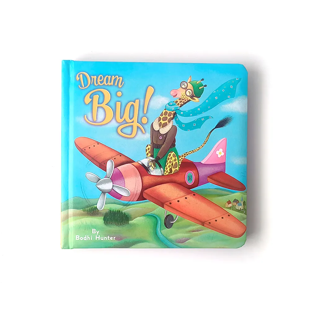 Buku sampul keras cerita bayi besar dream hadiah Natal terbaik untuk anak-anak buku papan buku buku anak-anak yang disesuaikan untuk bayi