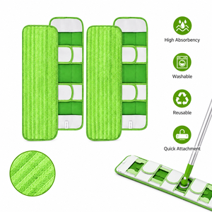 Set di Panni in Microfibra XL con Logo Personalizzato, Ricambi Lavabili e Riutilizzabili per Mop Professionale, Vendita all'Ingrosso - Product Image 4