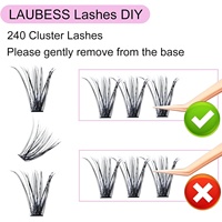 [Meilleure Vente] Faux Cils Synthétiques 40D Style Dense, Style Européen et Américain, Vente Directe Usine