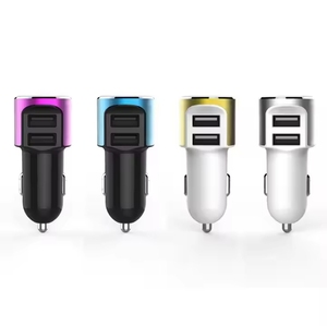 Support de téléphone à charge rapide avec logo personnalisé, chargeur de voiture USB - Product Image 2