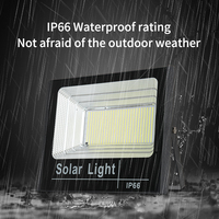 Lampe solaire extérieure 25w 40w 60w 100w 200w, étanche IP67, projecteurs LED avec panneau solaire/projecteur solaire extérieur