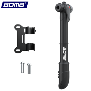 Pompe à main pour vélo - Léger et durable, en matériau PA, valve Schrader - Product Image 1