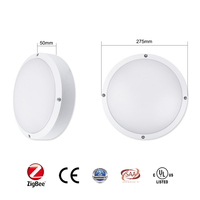 Design moderne 12W-30W Plafonnier intelligent à LED de bonne qualité avec socle en aluminium