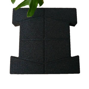 Vente chaude anti-dérapant facile à installer haute densité de verrouillage en caoutchouc chien os finisseur bloc brique pavés pour les allées extérieures - Product Image 4