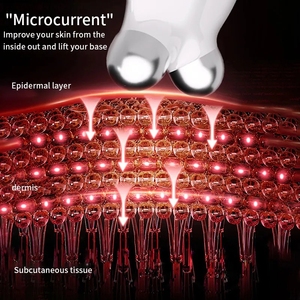 Appareil de massage électrique chauffant pour le visage, microcourant, pour réduire le double menton, sculpter le visage, lutter contre le vieillissement et les rides, et raffermir la peau - Product Image 3