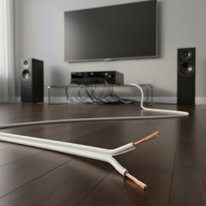 Rotolo da 100m. Cavo audio parallelo bianco 2x1mm² - Product Image 3