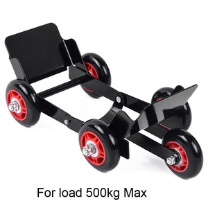 Dispositif de déplacement de voiture électrique, de <span class=keywords><strong>moto</strong></span> et de <span class=keywords><strong>remorque</strong></span> 30x10cm, aide universelle pour les roues, chariot d'urgence, pneus à plat, charge de 500 kg - Product Image 2