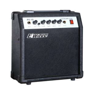 AIERKE Amplificateur Combo <span class=keywords><strong>Guitare</strong></span> Compacte PG-15 20W avec Canal Propre Portable pour Musiciens Débutants - Product Image 1