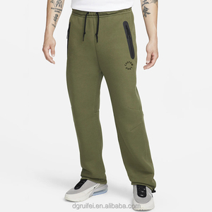 <span class=keywords><strong>Pantalon</strong></span> de jogging surdimensionné pour homme, coupe droite, en molleton technique, avec poches zippées, vêtements de sport décontractés, fabrication OEM personnalisée - Product Image 6