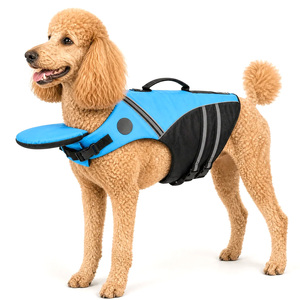 Chaleco Salvavidas <span class=keywords><strong>para</strong></span> <span class=keywords><strong>Perros</strong></span> Ajustable, Duradero y de Alta Visibilidad con Soporte <span class=keywords><strong>para</strong></span> el Cuello, <span class=keywords><strong>Flotador</strong></span> <span class=keywords><strong>para</strong></span> la Barbilla y Asa de Rescate - Product Image 6
