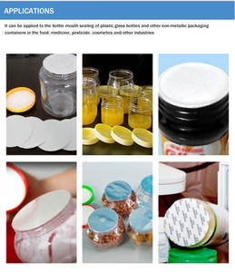 ビニールガラス瓶ジャー誘導シーラー自動ホイルシール機コンベア付き - Product Image 3