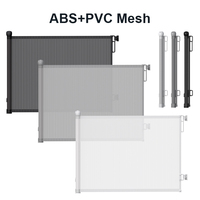 Barrière de sécurité pour bébé en plastique à mailles rétractables personnalisable Prodigy, certification EN/ASTM, design pliable multifonctionnel, pour les escaliers à domicile