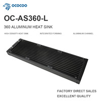 OCOCOO Refroidisseur de liquide OC-AS360-L Radiateur en aluminium Système de refroidissement par eau pour imprimantes 3D Boîtier d'ordinateur Application d'échange de chaleur