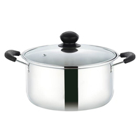 Meisite Casseroles en Acier Inoxydable Batteries de Cuisine Marmites & Faitouts Anti-adhésifs Soupières Sopa Palayok Ustensiles de Cuisine