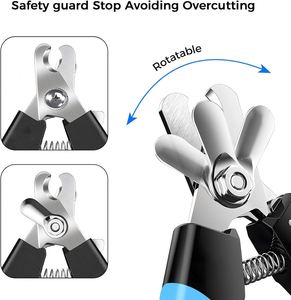 Professional Stainless Steel <b>Pet</b> Nail <b>Clipper</b> Dog Eco-Friendly Grooming Trimmer Safety Guard ABS Material Easy Cleaning <b>for</b> - Product Image 2