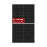 Panneau solaire bifacial LONGi Hi-MO5 haute efficacité LR5-72HBD 540-560W 545W 550W 144 demi-cellules en stock pour la vente en gros