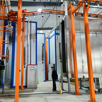 Écran de peinture liquide automatique, système de cylindre hydraulique, ligne de peinture liquide