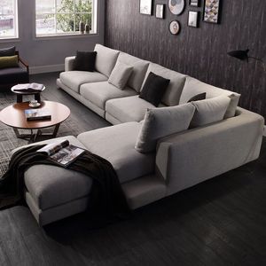 Divano in Pelle Segmentato dal Design Unico che Rompe le Regole del Design Tradizionale <span class=keywords><strong>e</strong></span> le Combinazioni Creative dei <span class=keywords><strong>Divani</strong></span> - Product Image 1