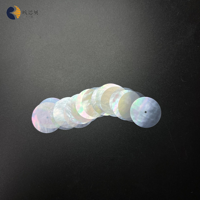 Grade A 26.5*0.15MM Natural Shell MOP/ White Mother of Pearl Customizable Accessory for Watch Dials