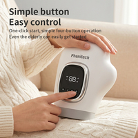 Masseur de mains chauffant intelligent Phenitech avec compression d'air et vibration |   Appareil portable sans fil pour soulager la douleur