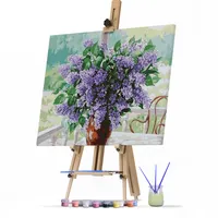 Canvas Art Flower Живопись лаванды картина импрессионистов на холсте DIY рисование по номерам.