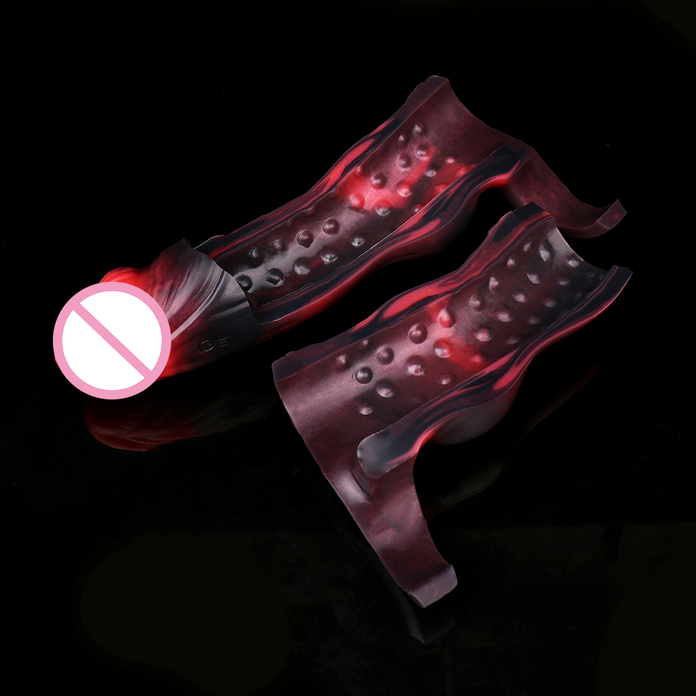 male vibrator sleeve Dual Power Vibrating Penis Head Sleeve main image 0