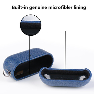 Étui pour écouteurs de style motif litchi de haute qualité au <span class=keywords><strong>prix</strong></span> d'usine pour <span class=keywords><strong>Apple</strong></span> AirPods 1/<span class=keywords><strong>2</strong></span> 1 <span class=keywords><strong>2</strong></span> 3 4 AirPods Pro2 - Product Image 3