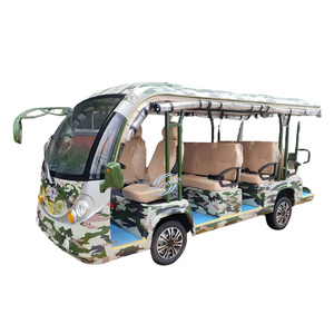รถกอล์ฟไฟฟ้าสำหรับทุกพื้นที่  ระบบกันสะเทือนอิสระสี่ล้อ  รถลาดตระเวนสำหรับวิลล่า - Product Image 4