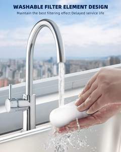 Purificateur de robinet d'eau Eco Transparent 5 couches <span class=keywords><strong>filtre</strong></span> de <span class=keywords><strong>nettoyage</strong></span> facile double fonction de sortie Solution d'entretien rapide - Product Image 3