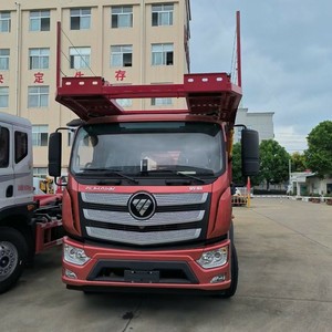 Camión Portacoches Foton 4X2 de 2 Ejes, Camión de Transporte de Autos Pequeños con Remolque de Doble Plataforma - Product Image 5