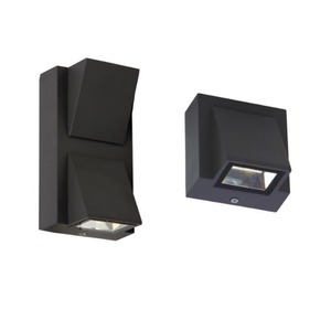 Lámpara de pared LED <span class=keywords><strong>para</strong></span> exteriores ABS cuadrada Simple de doble cabeza impermeable <span class=keywords><strong>para</strong></span> jardín balcón terraza entrada pared Exterior Patio - Product Image 5