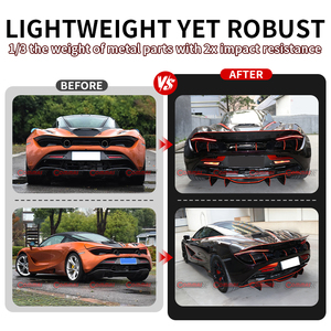 Difusor Trasero de Fibra de Carbono Estilo Vors para McLaren 720S, Precio de Fábrica - Product Image 2