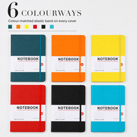 Carnet de notes A5 à couverture rigide, pages lignées, couverture en cuir avec bande élastique, carnet de notes personnalisé avec logo, planification quotidienne, fabricant