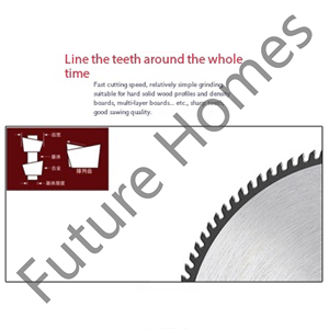 Lama circolare in lega TCT di grado generale serie <span class=keywords><strong>WOZ</strong></span>, lama con punta in carburo per il taglio del legno - Product Image 5