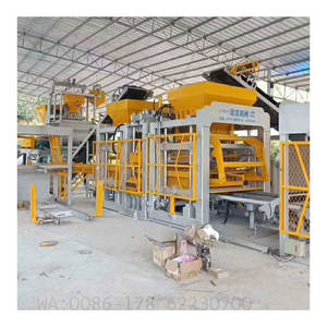 हाइड्रोलिक कंक्रीट ब्लॉक ईंट बनाने की मशीन थोक छूट के साथ Qt6-15 कस्टम समाधान को संचालित करना आसान - Product Image 2