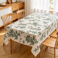 Nappe rectangulaire personnalisable en lin tissé à carreaux gingham – Housse de table élégante et moderne pour la maison et les événements de restauration