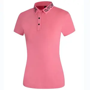 Golfbekleidung sommer damen-T-Shirt sport schweißabsorber schnelltrocknend kurzärmelig slim slim POLO-Shirt lässiges Jersey