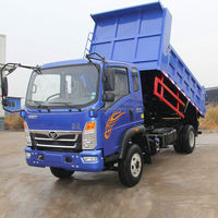 Camions à benne basculante légers SINOTRUK Homan H3 4X2, couleur personnalisée, 130-160 ch