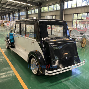 Noir et blanc rue juridique Vintage tourisme véhicule touristique électrique vieux classique Vintage voiture <span class=keywords><strong>transport</strong></span> spécial - Product Image 3