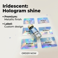 Étiquettes personnalisées pour flacons, autocollantes, imperméables, impression d'autocollants pour flacons en verre de 3 ml, 5 ml, 10 ml