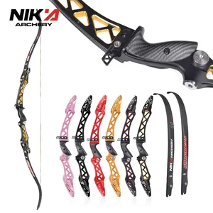 Nika Bogens chießen 68 Zoll/70 Zoll Recurve Bogen Aluminium Bogen Bogens chießen Wettbewerb ILF Recurve Bogen Set