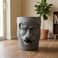 Tabouret de bar traditionnel en aluminium durable avec revêtement en poudre pour salon