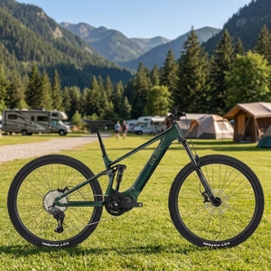 Bicicleta Eléctrica para Adultos, Bicicleta Eléctrica de Montaña, Carretera, Ciudad, Suspensión Completa, Em6 - Product Image 6