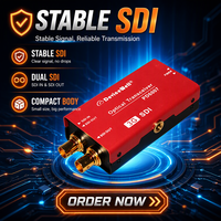 Konverter Media Transceiver Serat Optik 3G SDI Perangkat Ekstender OFC Dua Arah Well PD6007 Tanpa SFP