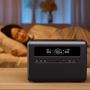 สถานีไฟฟ้าพกพา UPS สำรองไฟฉุกเฉิน 1536Wh ชาร์จเร็ว AC 2200W แบตเตอรี่ LiFePO4 เครื่องกำเนิดไฟฟ้าพลังงานแสงอาทิตย์สำหรับสำรองไฟบ้าน - Product Image 5