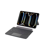 Nouveau clavier folio magique pour iPad Pro 13 pouces 2022, clavier sans fil USB Type-C rétroéclairé LED mini détachable avec pavé tactile