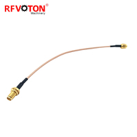 Câble coaxial RF Pigtail RG316 RG316D avec connecteur SMA mâle 50 Ohms vers connecteur SMA femelle, fourni par l'usine