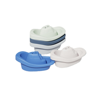 Lot de 6 jouets baignoire empilables en plastique PP écologique, bateaux, pour enfants de 5 à 7 ans, design unique, jouets éducatifs QF QF-017