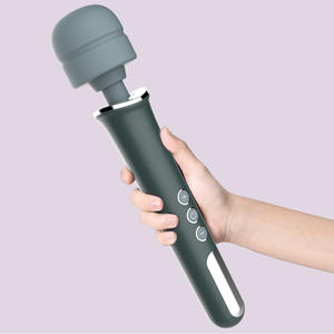 Av değnek 10 titreşim modları için yumuşak büyük baş vücut masajı seks oyuncak kadın seks oyuncak süper büyük vibratör - Product Image 1