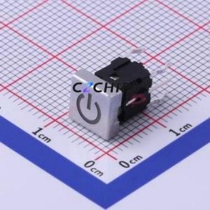 K6-6163D02 Tactile Switch Through hole Component (THT) Switch 1.6N Through Hole 10mm 10mm - Product Image 1